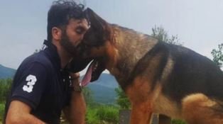 Kaos, il cane eroe di Amatrice è morto a causa di un lumachicida