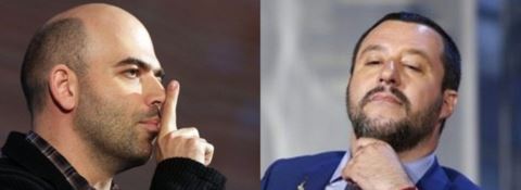 Salvini querela Saviano: «Ministro della malavita lo dica ad altri»