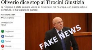Spunta fake news sui tirocini: l'ira di Oliverio
