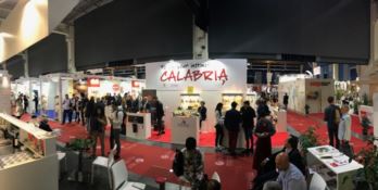 Lo stand della Regione Calabria a Cibus 2018