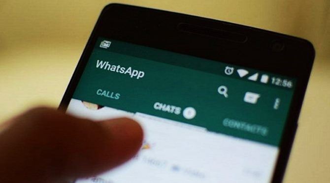 L’applicazione Whatsapp sullo smartphone