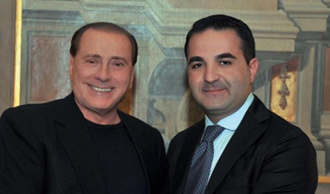 Francesco Cannizzaro con Silvio Berlusconi