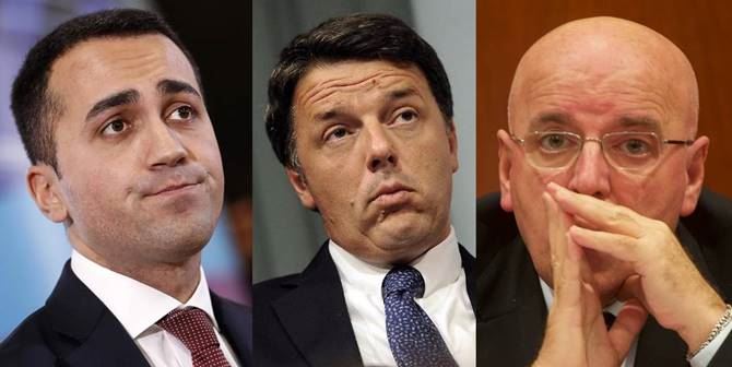 Di Maio, Renzi e Oliverio