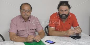 I consiglieri comunali pentastellati di Crotone Ilario Sorgiovanni e Andrea Correggia