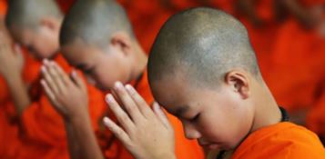 La comunità di monaci buddisti a Cinquefrondi