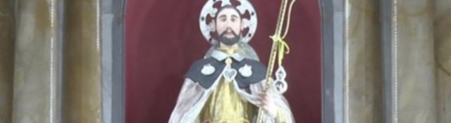 La statua di San Rocco venerata a Cosoleto