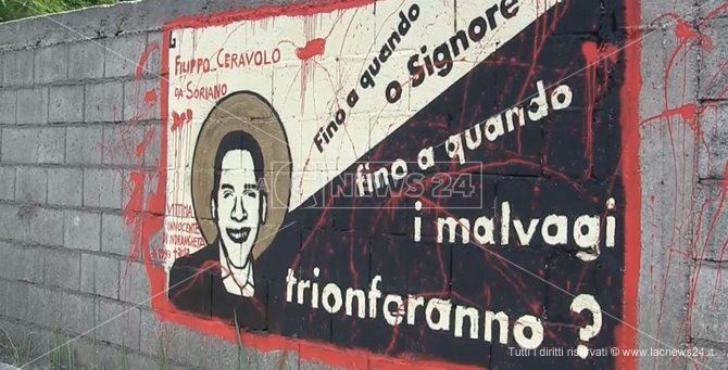 Il murales dedicato a Filippo Ceravolo