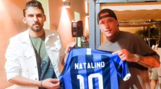 I campioni dell’Inter con la maglia per Natalino
