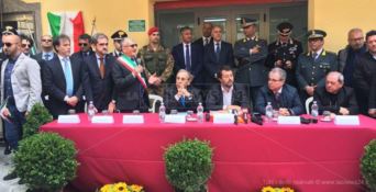 Salvini a Platì: «Noi la ‘ndrangheta la combattiamo con i fatti, non con le parole»