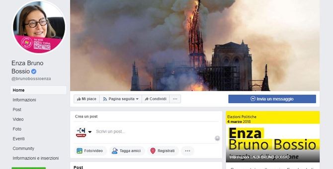 La pagina Facebook di Enza Bruno Bossio