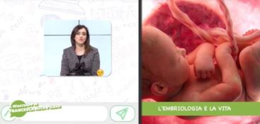 L'embriologia e la vita, il WhatsApp di Francesca Rita Pileio