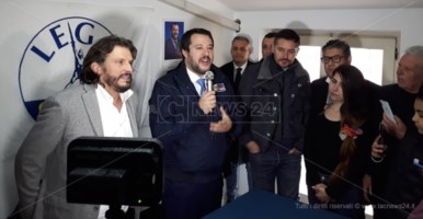 Cristian Invernizzi e Matteo Salvini