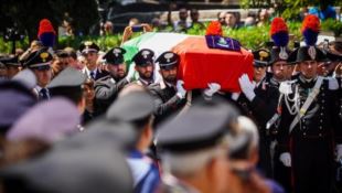 I funerali del carabiniere ucciso a Roma