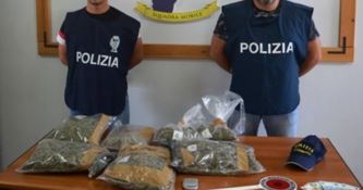 Quasi tre chili di marijuana nel garage, due arresti a Catanzaro