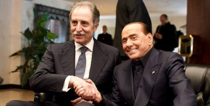 Vito Bardi e Silvio Berlusconi