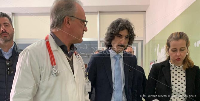 Il ministro Grillo all’ospedale di Polistena