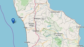 Terremoto nel Cosentino