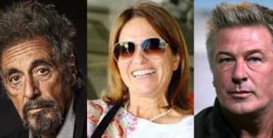 Da sinistra: Al Pacino, Filomena Greco, Alec Baldwin