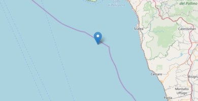 Terremoto in Calabria, due scosse ravvicinate al largo di Scalea