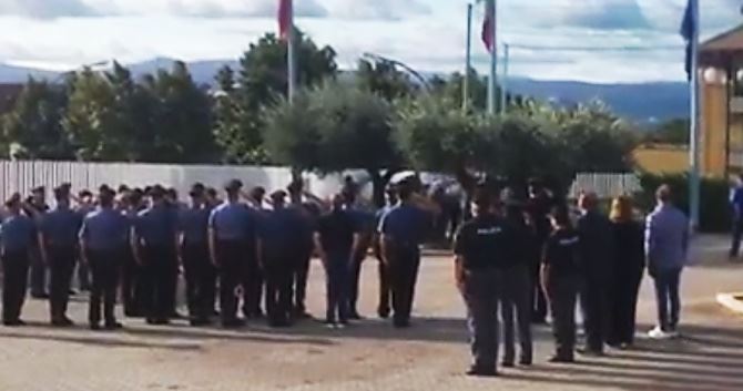 I carabinieri di Lamezia omaggiano i due poliziotti uccisi a Trieste