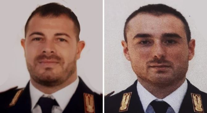 I due poliziotti uccisi Pierluigi Rotta e Matteo Demenego