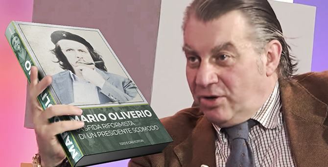 Michele Drosi e il suo libro su Oliverio