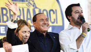 Giorgia Meloni, Silvio Berlusconi e Matteo Salvini