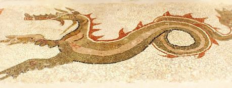 Il mosaico del drago al Museo di Monasterace