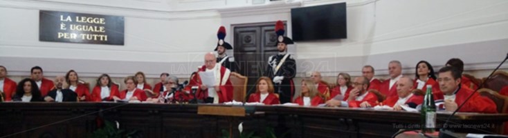 L’inaugurazione dell’Anno giudiziario a Catanzaro