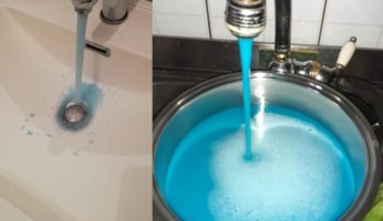 Lamezia, acqua blu e maleodorante dai rubinetti