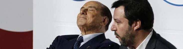Silvio Berlusconi e Matteo Salvini