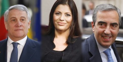 Tajani, Santelli e Gasparri
