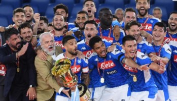 Il Napoli conquista la Coppa Italia battendo la Juventus (foto Ansa)