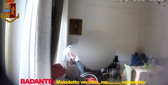 Le video intercettazioni della polizia di Palermo nella casa di riposo 