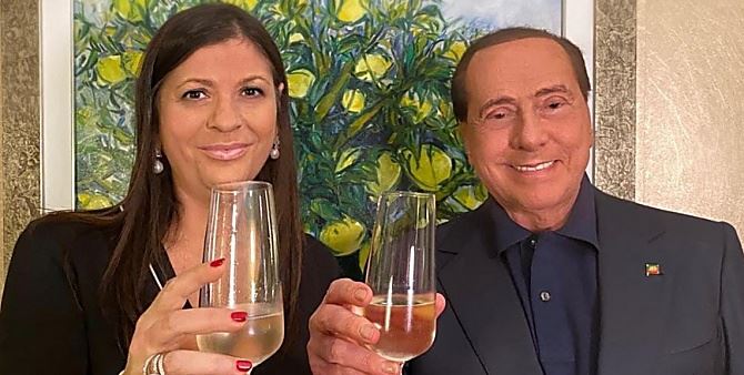 Jole Santelli e Silvio Berlusconi