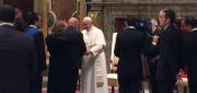 Papa Francesco ha ricevuto Oliverio 