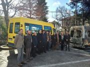 Il sindaco di Locri consegna uno scuolabus al Comune di Martone