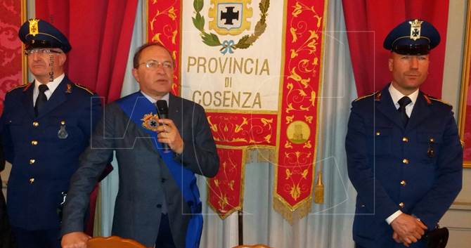Il presidente della Provincia di Cosenza, Iacucci