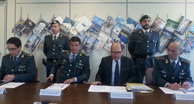 Operazione Gerry, conferenza stampa a Reggio Calabria