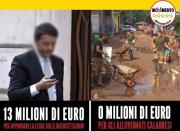 Grillo contro il Governo:  ‘Zero euro per gli alluvionati calabresi’