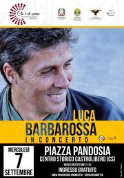 A Castrolibero cresce l'attesa per il concerto di Luca Barbarossa 