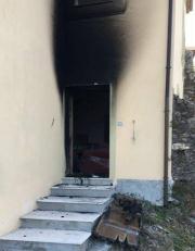 In fiamme edificio comunale a Motta Santa Lucia