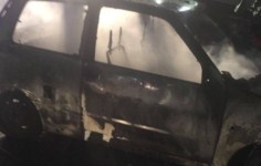 Cosenza, bruciata auto in via Popilia