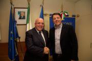 Galeotta fu la visita alla Cittadella:  Oliverio con Renzi