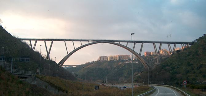 Il ponte Bisantis a Catanzaro